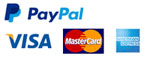 Kurier międzynarodowy - płatność PayPal, Visa, MasterCard, American Express